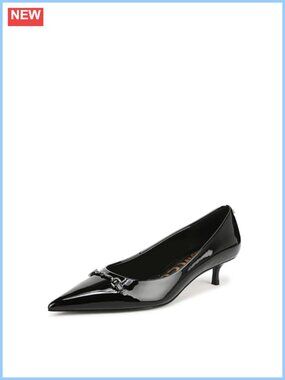 Kitten Heel Pointed Toe Slip-On Pump for Work Party Casual
